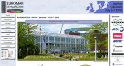 Desktop Screenshot of euromar2016.org