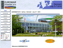 Tablet Screenshot of euromar2016.org